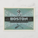 Suche nach boston postkarten Reiseplakat