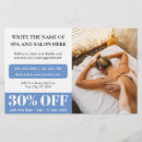 Suche nach massage flyer Foto