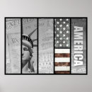 Suche nach red white and blue poster America