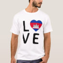 Suche nach kambodscha flagge tshirts Liebe