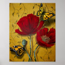 Suche nach roter schmetterling poster Für sie