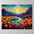 Suche nach retro berg poster Künstlerisch