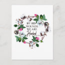 Suche nach heilung postkarten Schrift