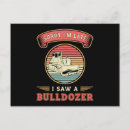 Suche nach baustellen postkarten Bulldozer