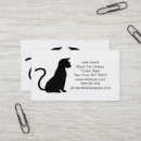 Suche nach katzen silhouette visitenkarten Tiere