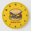 Suche nach cheeseburger wanduhren Hamburger
