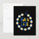 Suche nach liebe und frieden postkarten Ukrainisch