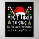 Suche nach weihnachtsliede poster Singen