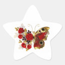 Suche nach blumen stern aufkleber Gold