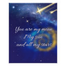 Suche nach liebe zum mond poster I liebe sie