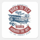 Suche nach retro flugzeug aufkleber Pilot