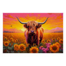 Suche nach hochlandkuh poster Sonnenblumen