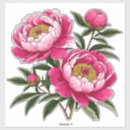Suche nach rosa pfingstrosen aufkleber Blumig