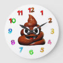 Suche nach kacken poster wanduhren Emoji