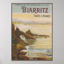 Suche nach biarritz poster Vintag