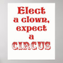 Suche nach circus clown poster Politik