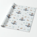 Suche nach blauer teddybär geschenkpapier Aquarell