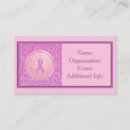 Suche nach brustkrebs visitenkarten Rosa