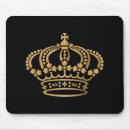 Suche nach goldene krone mousepads Schwarz