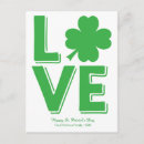 Suche nach st patrick tag postkarten Vierblättriges kleeblatt