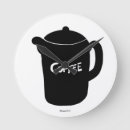 Suche nach schwarzer kaffee wanduhren Schwarzes