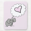 Suche nach niedlicher elefant mousepads Herz