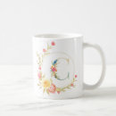 Suche nach monogramm des buchstaben c tassen Blume