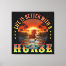 Suche nach weg des lebens leinwandbilder Pferd