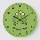 Suche nach niedlicher grüner frosch wanduhren Cartoon