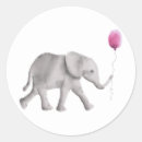 Suche nach rosa elefant aufkleber Babypartyaufkleber