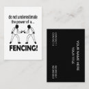 Suche nach fechten visitenkarten Für alle