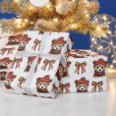 Suche nach weihnachtsbär geschenkpapier Waldland