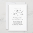 Suche nach schwarz weiße verlobungsparty einladungen Klassisch