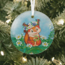Suche nach eichhörnchen mit nuss ornamente Cartoon