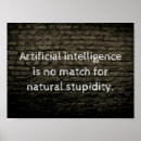 Suche nach intelligenz poster Witzig