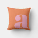 Suche nach rosa orange kissen Monogramm