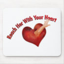 Suche nach herz kunst mousepads Rot
