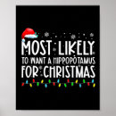 Suche nach hippopotamus poster Weihnachten