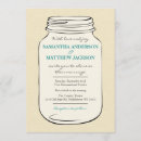 Suche nach mason jar wedding einladungen Land