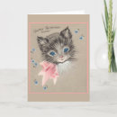 Suche nach vintage kitten karten Kindergeburtstagskarte