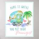 Suche nach flamingos poster Aquarell