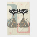 Suche nach vintage katzen geschirr tücher Mitte des jahrhunderts