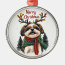 Suche nach shih tzu ornamente Weihnachten