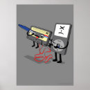 Suche nach mörder poster Retro