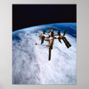 Suche nach raumstationen poster Weltraum