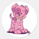 Suche nach rosa welpe aufkleber Mädchen