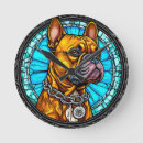 Suche nach bulldoggen wanduhren Welpe