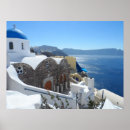 Suche nach griechische insel poster Santorini