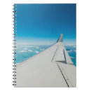 Suche nach wolken kleine notizbücher Flugzeug