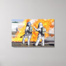 Suche nach feuerwehrmänner leinwandbilder Hintere ansicht